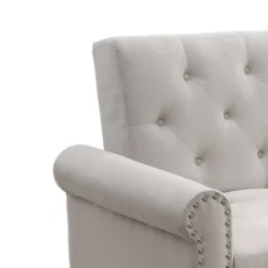 82" Eiroa Sofa Beige Fabric - Acme Furniture -Furniture Sale Store GUEST 7d9dea8a 28ee 4b76 9fc9 e6b1318ba982