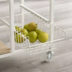 Tamarind Small Kitchen Cart White - Linon -Furniture Sale Store GUEST 7e0e42c7 e74c 4daa ae01 a6828ac8153e