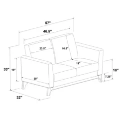 Middlefield Loveseat - Threshold™ -Furniture Sale Store GUEST 7e8ad27d 0f68 4d25 961d 3c689f130159
