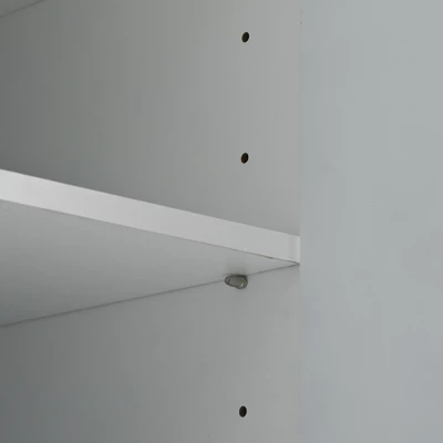 23.7" Freestanding Tipping Shoe Cabinet With Adjustable Shelves - ModernLuxe 9 23.7" Freestanding Tipping Shoe Cabinet With Adjustable Shelves - ModernLuxe - Image 9