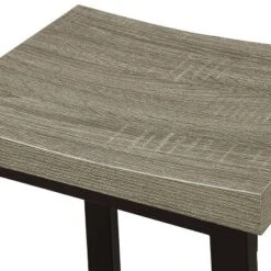 5pc Kaystone Curved Seats Counter Dining Table Set Gray/Black - HOMES: Inside + Out -Furniture Sale Store GUEST 7f7934a3 357b 4abe 9611 0a3e6c1df687