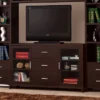 Lewes TV Stand For TVs Up To 65" Cappuccino Brown - Coaster