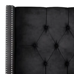 Louis Diamond Tufted Wingback Velvet Bed - Skyline Furniture -Furniture Sale Store GUEST 81144bd5 1318 4f7f a0f9 09a475e28219