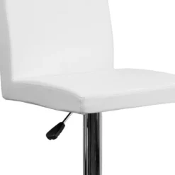 Emma And Oliver Panel Back Adjustable Height Barstool With Chrome Base -Furniture Sale Store GUEST 823d3c39 5a3e 4001 bb7b b4e9b3053f42