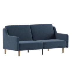 Flash Furniture Delphine Premium Convertible Split Back Sofa Futon With Curved Armrests And Solid Wood Legs -Furniture Sale Store GUEST 8316e5a8 8592 477b 9a3c 2dd324eef532