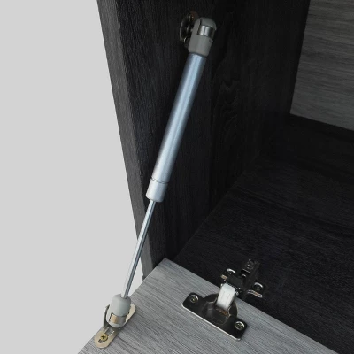 Bijan 2pc Mid-Century Entertainment Center Set Sonoma Gray Oak - Christopher Knight Home 3 Bijan 2pc Mid-Century Entertainment Center Set Sonoma Gray Oak - Christopher Knight Home - Image 3