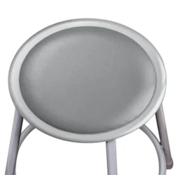 2pk Adjustable Heavy Duty Vinyl Steel Barstool With Backrest Gray - Hampden Furnishings -Furniture Sale Store GUEST 841a1f65 4029 4a02 9cbd 4aed0cbefe55