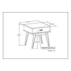 Tierney Solid Hardwood Mid Century End Table - Wyndenhall 17 Tierney Solid Hardwood Mid Century End Table - Wyndenhall -Furniture Sale Store GUEST 84389cc0 33ff 4751 862c 0dd6b17670db