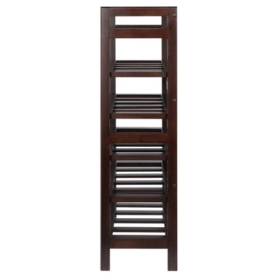 Silvi 30 Bottles Wine Rack Wood/Toasted Walnut - Winsome 2 Silvi 30 Bottles Wine Rack Wood/Toasted Walnut - Winsome - Image 2