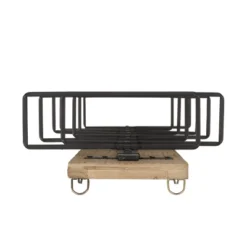 Toston Modern Industrial 8 Bottle Wall Mounted Wine Rack Natural/Black - Christopher Knight Home -Furniture Sale Store GUEST 846ce01c cca7 4320 a34c 42f8f887c0c8