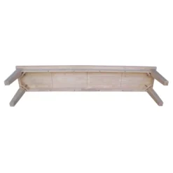 72" Shaker Style Bench Unfinished - International Concepts -Furniture Sale Store GUEST 84788c88 21b1 4cb8 a420 439f1cfee465
