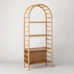72" Holladay Curved Wooden Bookcase - Threshold™ Designed With Studio McGee 23 72" Holladay Curved Wooden Bookcase - Threshold™ Designed With Studio McGee -Furniture Sale Store GUEST 84aacca0 2437 4d03 8b04 6e3f30c27fb1