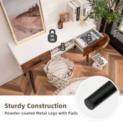 Costway 48'' Industrial Console Table With Storage Drawers Open Shelf Entryway -Furniture Sale Store GUEST 853e6020 5f68 4266 8ea1 c291aa7f6887