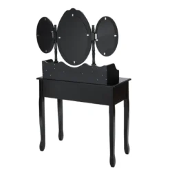 Tangkula Tri-Folding Mirror Vanity Makeup Set Dressing Table & Stool Unit W/ 7 Drawer 8 Tangkula Tri-Folding Mirror Vanity Makeup Set Dressing Table & Stool Unit W/ 7 Drawer -Furniture Sale Store GUEST 858b2b46 dfc1 4990 b687 dd11cb73a517