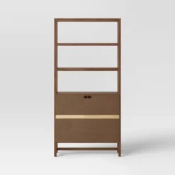 70.5" Warwick Storage Bookcase Brown - Threshold™ -Furniture Sale Store GUEST 85980270 0fc8 4a5b ba6e e66fa9ae95c9