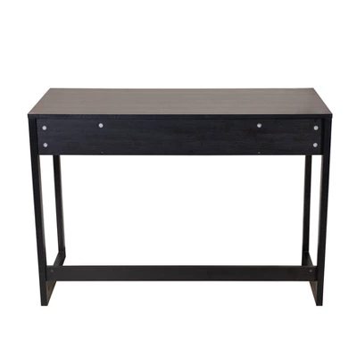 Oslo Contemporary Studio Workstation Desk With Drawer Black/Brown - Danya B. 13 Oslo Contemporary Studio Workstation Desk With Drawer Black/Brown - Danya B. - Image 13