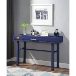 Cargo Vanity Table Blue - Acme Furniture -Furniture Sale Store GUEST 86c4fe84 e9e4 420c 83c8 b43ce33ebb09