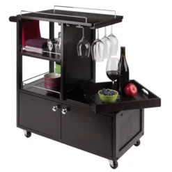 Galen Entertainment Cart With Serving Tray Wood/Espresso - Winsome 18 Galen Entertainment Cart With Serving Tray Wood/Espresso - Winsome -Furniture Sale Store GUEST 89852515 a7b9 49f6 bc9f a83ac6e41c37