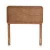 Twin Mailene Wood Headboard Walnut - Baxton Studio