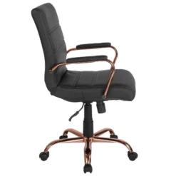 Emma And Oliver Mid-Back Executive Swivel Office Chair With Metal Frame And Arms 25 Emma And Oliver Mid-Back Executive Swivel Office Chair With Metal Frame And Arms -Furniture Sale Store GUEST 89e72229 b41c 4b42 a5c6 f8cd09a89312