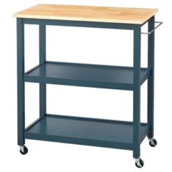 Mylah Kitchen 2-Tier Rolling Cart - Buylateral -Furniture Sale Store GUEST 8a495174 aab5 4bc1 b195 cfdd18337741