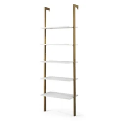 Tangkula 2PCS 5-Tier Ladder Shelf Wood Wall Mounted Display Bookshelf Metal Frame 20 Tangkula 2PCS 5-Tier Ladder Shelf Wood Wall Mounted Display Bookshelf Metal Frame -Furniture Sale Store GUEST 8a62bdb1 5b20 41ec b9f3 c028e8388f0a