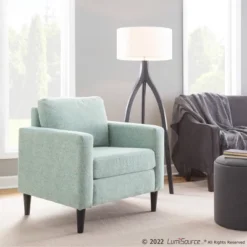 Wendy Arm Chair Polyester/Wood - LumiSource -Furniture Sale Store GUEST 8a6c0a8b 7ed3 4993 95fb 3422a6dbbfb3