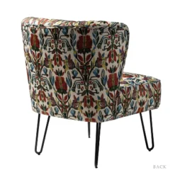 Bernarda Living Room Armless Accent Chair With Floral Pattern | Karat Home-FLORAL 11 Bernarda Living Room Armless Accent Chair With Floral Pattern | Karat Home-FLORAL -Furniture Sale Store GUEST 8ab8c008 9eb4 4b69 9e73 60c473840e11