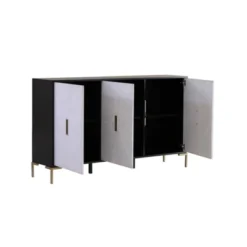 65" Tori Starburst Console White/Black - Abbyson Living -Furniture Sale Store GUEST 8b54f207 0505 499f 999f aa941da31e25