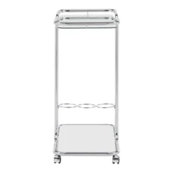 Ripley Chrome Finish Bar Cart Silver - Inspire Q 9 Ripley Chrome Finish Bar Cart Silver - Inspire Q -Furniture Sale Store GUEST 8bc8668f e012 43d9 81d6 ddf214fb5013