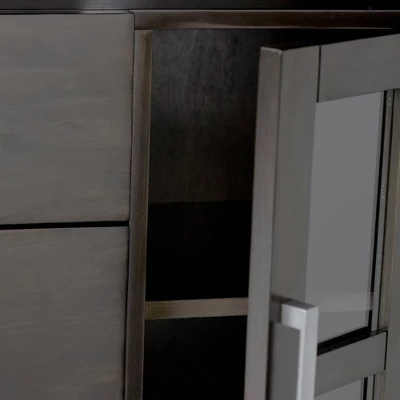 Waterloo Tall TV Stand For TVs Up To 55" Hickory Brown - WyndenHall 6 Waterloo Tall TV Stand For TVs Up To 55" Hickory Brown - WyndenHall - Image 6