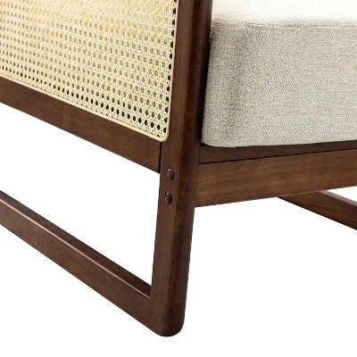 Domenico Living Room Accent Chair With Rattan Design | ARTFUL LIVING DESIGN 8 Domenico Living Room Accent Chair With Rattan Design | ARTFUL LIVING DESIGN - Image 8