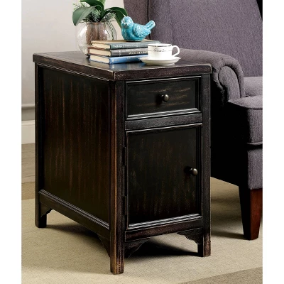 Brody Side Table Black - HOMES: Inside + Out 1 Brody Side Table Black - HOMES: Inside + Out