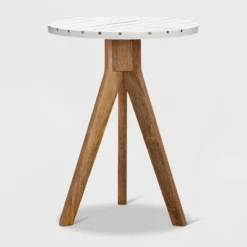 Amari Round Side Table With Brass Inlay Top White - Adore Decor 9 Amari Round Side Table With Brass Inlay Top White - Adore Decor -Furniture Sale Store GUEST 8ecd1681 3dbc 4fda a6e2 9de421ad6538