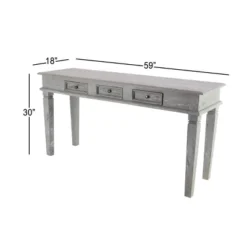 Rustic Mahogany Console Table Gray - Olivia & May -Furniture Sale Store GUEST 8f440143 d566 4162 ab99 b37f9e3ffc5b