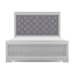 3pc Tenaya Bed With 2 Nightstands Set Silver/Gray - HOMES: Inside + Out 25 3pc Tenaya Bed With 2 Nightstands Set Silver/Gray - HOMES: Inside + Out -Furniture Sale Store GUEST 8fc588ef 24e9 49b5 a75e b18053769533