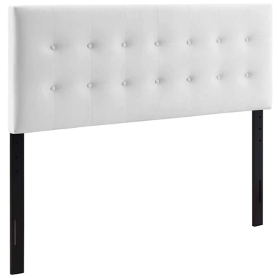 Emily Queen Biscuit Tufted Performance Velvet Headboard - Modway 8 Emily Queen Biscuit Tufted Performance Velvet Headboard - Modway - Image 8