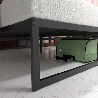 NapQueen Alpha Metal Platform Bed Frame 14" Height 7 NapQueen Alpha Metal Platform Bed Frame 14" Height - Image 7