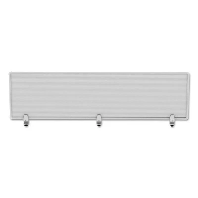 Alera Polycarbonate Privacy Panel 65w X 18h Silver PP6518 3 Alera Polycarbonate Privacy Panel 65w X 18h Silver PP6518 - Image 3