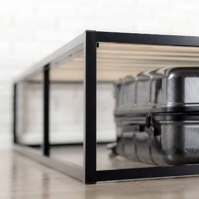 14" Joseph Platform Bed Frame Black - Zinus 4 14" Joseph Platform Bed Frame Black - Zinus - Image 4