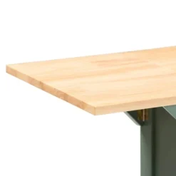 Dorthy Two-Tone Wood Kitchen Cart Green/Natural - Baxton Studio -Furniture Sale Store GUEST 91f01a6f 275f 460c b48d 983121fdd210