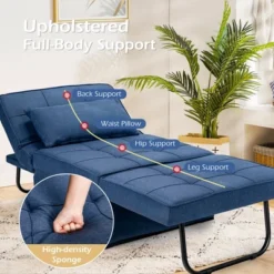 Costway 4 In 1 Multi-Function Sofa Bed Convertible Sleeper Folding Ottoman 16 Costway 4 In 1 Multi-Function Sofa Bed Convertible Sleeper Folding Ottoman -Furniture Sale Store GUEST 927cc20c 1ba5 4c55 a56e 0ef0a2866e1f