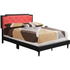 Passion Furniture Deb Tufted Queen Panel Bed -Furniture Sale Store GUEST 93bba878 d613 420d b750 d70dbc6659f7