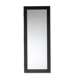 Pontus Wood Wall-Mountable Jewelry Armoire With Mirror - Baxton Studio -Furniture Sale Store GUEST 9488f926 5a5d 482e b385 f9131bb5d901