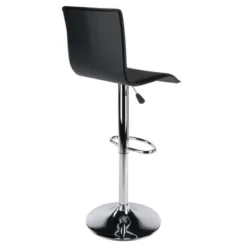 Spectrum High Back L Shaped Air Lift Adjustable Height Barstool Black/Metal - Winsome -Furniture Sale Store GUEST 9571da5e a8f9 44c7 b2c0 c22863fcb0e5