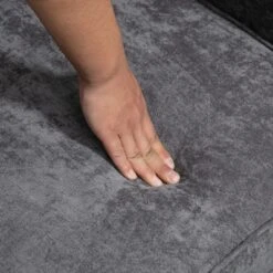 HOMCOM Modern Accent Chair, Upholstered Living Room Chair With Solid Wood Legs And Nailhead Trim, Armchair -Furniture Sale Store GUEST 9608504e 185e 447b b508 9b3223df0855