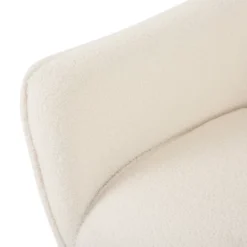 Alphonse Contemporary Boucle Fabric Arm Chair Ivory/Matte Black - Christopher Knight Home 8 Alphonse Contemporary Boucle Fabric Arm Chair Ivory/Matte Black - Christopher Knight Home -Furniture Sale Store GUEST 966347e2 6d96 49a1 999f 009dcafc67d5