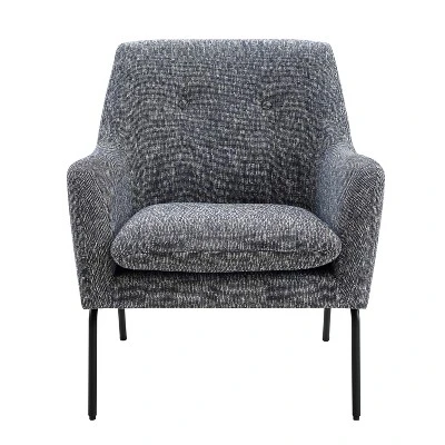 Glenn Mid-Century Modern Accent Chair Blue/White - Project 62™ 2 Glenn Mid-Century Modern Accent Chair Blue/White - Project 62™ - Image 2