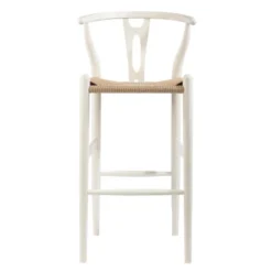 Mid-Century Modern Wishbone Barstool Wood White - Baxton Studio 7 Mid-Century Modern Wishbone Barstool Wood White - Baxton Studio -Furniture Sale Store GUEST 971fa11f 92c1 4217 bf5f 11789d0d20de
