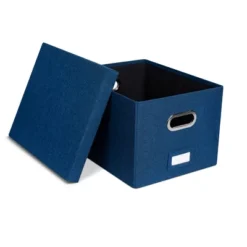 BirdRock Home 1-Pack Collapsible File Storage Organizer With Lid - Navy 11 BirdRock Home 1-Pack Collapsible File Storage Organizer With Lid - Navy -Furniture Sale Store GUEST 9777ac07 dcf5 4903 89a1 085358e1d041